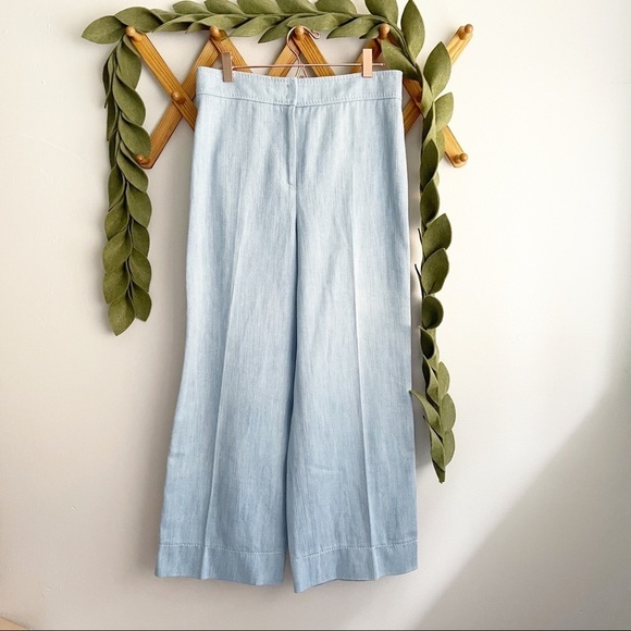 Akris Punto Chieko Wide Leg Denim Pants - Picture 3 of 9